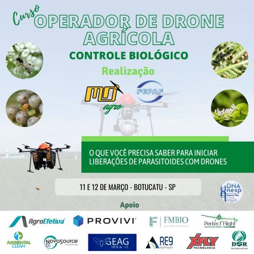 Banner Operador de Drone Agrícola - Módulo Controle Biológico